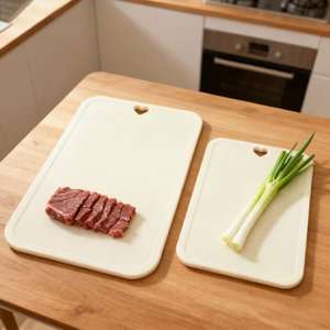 Ensemble de planches à découper en TPU écologiques avec logo personnalisé, double face, antidérapantes, avec trou de suspension pour la cuisine à domicile, cadeau - Product Image 2