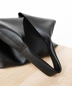 Véritable sac à bandoulière en cuir souple pleine fleur sac fourre-tout lisse grande capacité sac à main avec insert amovible LHB-0003C - Product Image 3