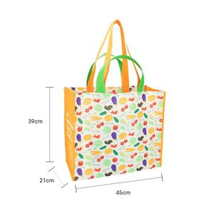Bolsa de Compras Reutilizable Ecológica de RPET No Tejido con Logotipo Impreso, Compre Bolsa Reutilizable de RPET No Tejido con Logotipo Impreso - Product Image 6