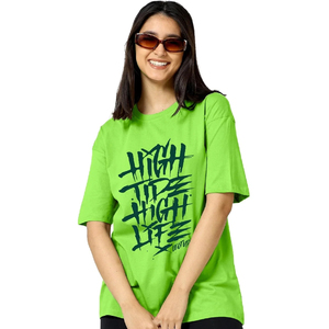 Camisetas informales talla grande para mujer 220 GSM algodón estampado personalizado OEM/ODM logotipo personalizado fabricante de proveedores mayoristas de Bangladesh - Product Image 4