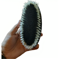 Corps arrière en bois de conception personnalisée de premier ordre avec brosse douce pour le toilettage des chevaux, fournitures de pointe pour chevaux, brosse de toilettage pour chevaux