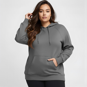 เสื้อสเวตเตอร์แบบสวมศีรษะทรงหลวมมีฮู้ดสำหรับผู้หญิงฟรีไซส์โลโก้ออกแบบได้ตามต้องการ - Product Image 2