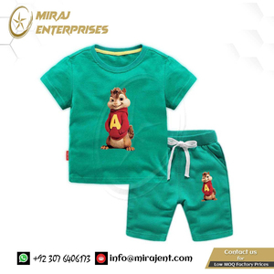 <b>Boys</b> Girls t Shirts + <b>Shorts</b> Costume Kid Red Shirts Low MOQ Best Quality t Shirt Kids Clothes Sets T-shirts Sets - Product Image 6