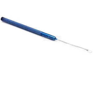 Kit d'outils d'extension de cheveux professionnels bleus comprenant des pinces à perles en silicone Micro Links RMI-HE-3210 d'épilation - Product Image 4