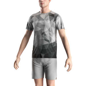 เสื้อยืดผู้ชายเทอร์รี่ - เป็นมิตรกับสิ่งแวดล้อมและพิมพ์ลาย รับผลิตตามสั่งขายส่ง - Product Image 2