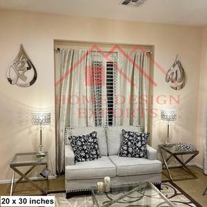 อัลเลาะห์โมฮัมหมัดตกแต่งผนังศิลปะ/ที่มีคุณภาพสูงอะคริลิผนังศิลปะตกแต่งห้องนั่งเล่น/โองการอิสลามศิลปะผนังตกแต่ง - Product Image 3