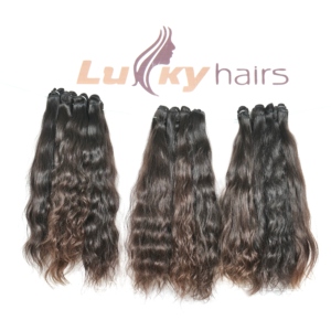 ผมต่อแบบลอนสำหรับต่อผมตรงและลึก/หลวมมัดผมจากผมชาวอินเดียแท้อินเดีย - Product Image 5