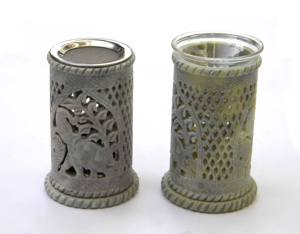 Brûleur en résine stéatite palo santo T-Light Pyramide Votive Sculpté Bougeoir pour Hôtel Décoration Maison Bougie - Product Image 5