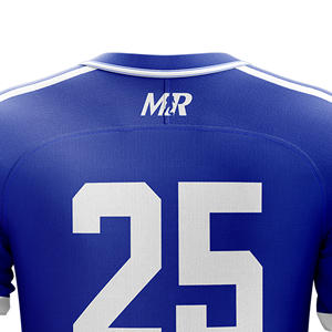 Uniformes de football et de football d'équipe personnalisés en bleu | Hommes Femmes Jeunes Tailles | Vêtements de sport légers à séchage rapide en gros - Product Image 6