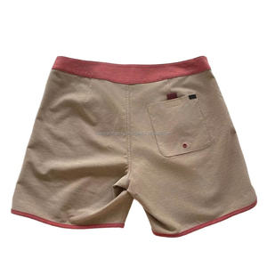 Premium Men's Solid Color Quick Dry Board Shorts Beach <b>Pants</b> with <b>Mesh</b> Lining Pocket Wholesale Swimwear for Surfing - Product Image 2