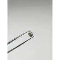 Diamant naturel facetté de haute qualité 4,9-7,7 mm, forme hexagonale, sel et poivre, 1 carat, pour la fabrication de bijoux