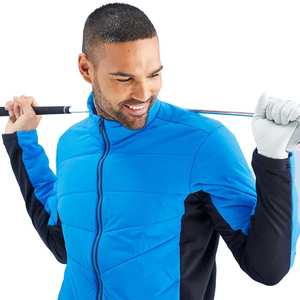 Venta al por mayor chaquetas de Golf hombres a prueba de viento impermeable ligero transpirable cómodo prendas de vestir exteriores logotipo personalizado ropa deportiva de Golf - Product Image 4