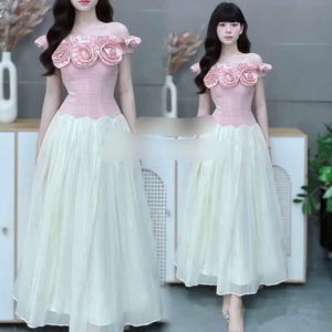 Elegante Vestido de Mujer, Vestido de Manga Corta, Combinación Perfecta de Elegancia y Comodidad, Casual y Formal para Diversos Eventos, Maxi Seda - Product Image 5