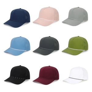 Gorra de Golf Clásica con Logotipo Personalizado, 5 Paneles, Corte Láser Perforado, Cierre Trasero de Plástico, Gorra Deportiva de Fábrica - Product Image 6