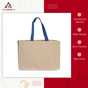 Sacs fourre-tout en toile de coton de couleur crème durable de qualité exceptionnelle la plus vendue à un prix de marché imbattable - Product Image 6