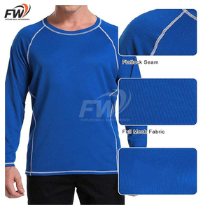 เสื้อยืดออกกำลังกายแบบรัดรูปแขนยาวสำหรับผู้ชาย พิมพ์ลายโลโก้ตามสั่ง เสื้อรัดรูปสำหรับกีฬา BJJ และ MMA แบบซับลิเมชั่น - Product Image 5