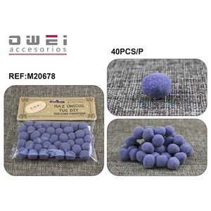 Pom Pom 15มม. 40U1 2U/C สำหรับงานฝีมือ - Product Image 1