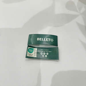 Custom Woven Cotton <b>Labels</b> Made Vietnam-Premium No Fold Cloth Tags Eco-Friendly Roll Shape Logo Care <b>Labels</b> for <b>Shoes</b> Streetwear - Product Image 4
