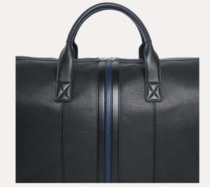 Sac de voyage en cuir PU personnalisé avec compartiment à chaussures, style vintage, week-end, unisexe, extensible, sangle réglable, grande capacité, fermeture à glissière - Product Image 1