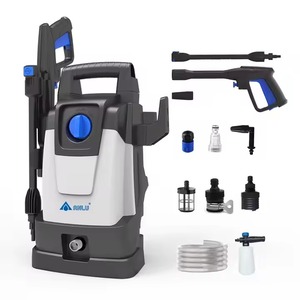 Nueva lavadora eléctrica de alta presión para uso doméstico y máquina de limpieza de lavado de coches eléctrica de granja Motor de bomba Proceso de limpieza de agua fría - Product Image 1
