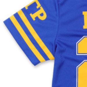 SGR Football Jersey Tee Royal 100% <b>Polyester</b> Sigma Gamma Rho T-<b>Shirt</b> Printed Team Logo on Front & Back Sorority Apparel - Product Image 4
