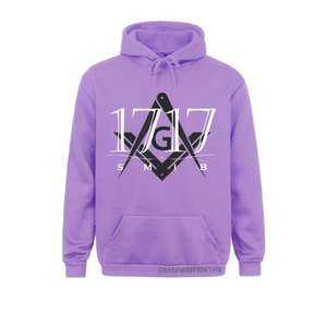 Master Mason Blue Lodge Hoodie 1717 SMIB Square and Compass G Múltiples colores Masonic Regalia Freemasons Hoodies - Product Image 3