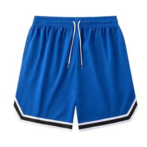 Pantalones Cortos Deportivos de Malla 100% Poliéster Estilo Retro Americano para Verano, Unisex, Holgados, para Entrenamiento, Cintura Elástica, Secado Rápido - Product Image 1