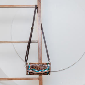 Grande pochette en cuir usiné à la main pour femmes sac à bandoulière Style occidental Boho Chic sac Western marron sac en cuir cadeaux de fête des mères - Product Image 4