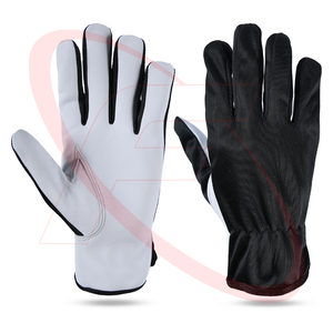 Gants de conduite durables en cuir de chèvre de qualité supérieure pour hommes gants de travail industriels Sicherheitsarbeitshandschuhe robustes - Product Image 1