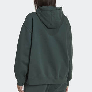 Sudadera con capucha forrada de lana de algodón para mujer Otoño Casual Pullover Sudadera con capucha Logotipo personalizado Diseño sólido OEM Moda Invierno - Product Image 3