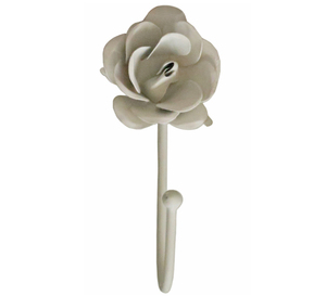 Gancho de pared de metal con diseño floral, acabado amarillo para sala de estar, baño y cocina, decoración, ganchos montados en la pared - Product Image 6