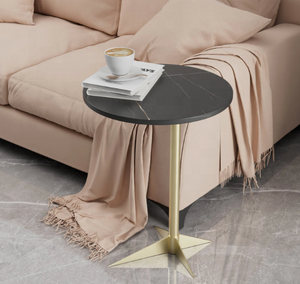 Stainless Steel Metal <b>Side</b> <b>Table</b> with Marble Modern Design <b>for</b> <b>Sofa</b> <b>Side</b> <b>table</b>, Coffee <b>table</b> - Product Image 3