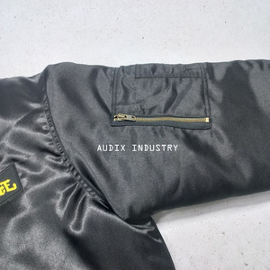 Cao đẳng Áo khoác trống thêu lụa số lượng lớn bán buôn tùy chỉnh Mens bóng chày máy bay ném bom satin Áo khoác satin máy bay ném bom áo khoác, áo khoác & Áo ghi lê - Product Image 3