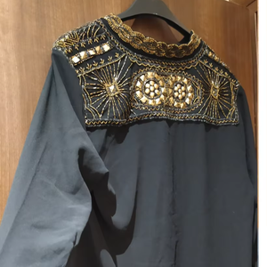 Femmes YX625 antistatique Cami Top Style discothèque avec dos fendu brillant perle décor pour les soirées événements robes de soirée - Product Image 1