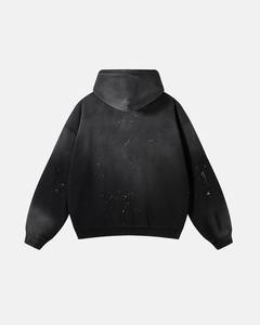 Sweat à capuche épais pour homme, coupe oversize, effet vieilli, délavé soleil, délavé à l'acide, style vintage, haute qualité, Nouvelle Arrivée 2026, Tendance - Product Image 4