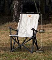 Chaise pliante moderne en acier inoxydable portable pour le camping en plein air, légère et pliable avec sac de transport pour les pique-niques, les plages, la randonnée