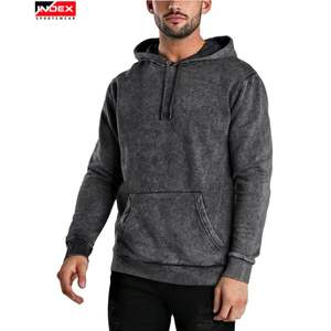 Fabricant OEM – Sweat à capuche délavé pour homme, qualité supérieure, en coton, sur mesure, coupe oversize, style streetwear - Product Image 1