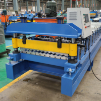 Máquina Automática de Conformación de Láminas Onduladas Metálicas para Techos Corrugados de Una Sola Capa
