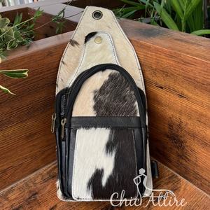 New Trendy Cowhide Crossbody <b>Bags</b> for Men & <b>Women</b> Sling Fanny Packs Purses <b>Belt</b> <b>Bag</b> Genuine Leather Chest Shoulder Crossbody <b>Bag</b> - Product Image 1