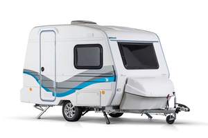 Nouvelle conception moderne, mini caravane légère et étanche, capacité de 4 personnes, pour les aventures en plein air - Product Image 4