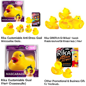 Gadget Antistress a Forma di Anatra Personalizzabili Rika per Regali Promozionali e Aziendali Personalizzati - Product Image 2
