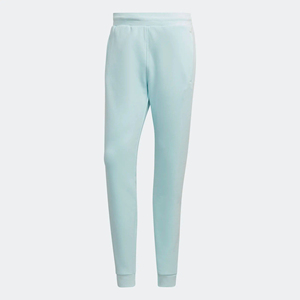 Pantalones de chándal transpirables de triple lámina, 70% algodón, 30% poliéster reciclado, forro polar, casi azul - Product Image 4