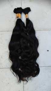 ผมมนุษย์แบบถักไม่ถักทอแนวอินเดียนแบบไม่ผ่านกระบวนการธรรมชาติไม่ผ่านกระบวนการเป็นมิตรต่อสิ่งแวดล้อม - Product Image 4