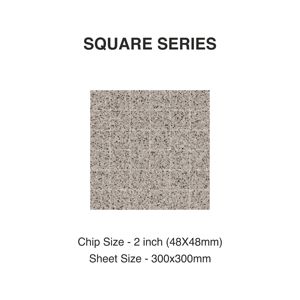 Azulejos de mosaico cuadrados de barro de vida contemporánea 48mm | Porcelana de cerámica de cuerpo completo para decoración interior exterior de suelo y pared 300x300mm - Product Image 2