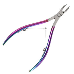 Herramientas Profesionales de Manicura y Pedicura de Acero Inoxidable Color Arcoíris, Agarre Fácil, Ligeras, Duraderas, con Mandíbula Ancha - Product Image 1
