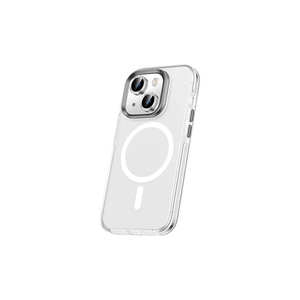 Coque en silicone antichoc Netzy Luxury compatible MagSafe avec protection intégrée de l'objectif de l'appareil photo pour iPhone 15 Plus - Product Image 2