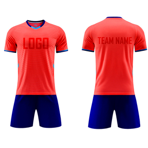 Uniformes de Fútbol Personalizados para Adultos, Suministro de Fábrica, Conjuntos de Camisetas de Fútbol, 100% Poliéster, Transpirables, de Secado Rápido, Ecológicos, Colores Personalizados - Product Image 3