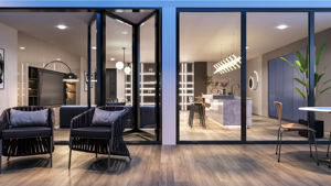 Gabinete de Cocina Moderno de Madera con Acabado Lacado de Alto Brillo, Completamente Ensamblado, 100% Hecho en Italia para Exportación Minorista - Product Image 2