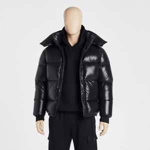 Chaqueta de Plumón Acolchada Personalizada para Hombre, Diseño Exclusivo, Brillante, Oversize, con Logo Frontal, Transpirable, de Secado Rápido, para Invierno y Actividades al Aire Libre - Product Image 4