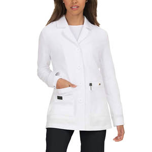 Blouse de laboratoire tricotée à manches longues pour femmes personnalisée pour laboratoire et environnement clinique - Product Image 4